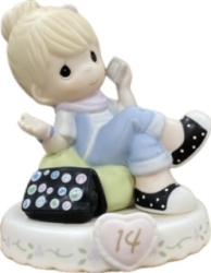 Precious Moments "Growing in Grace" Age 14 Blonde Hair