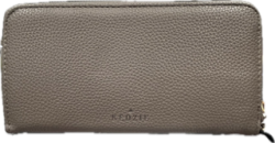 Kedzie - Zippered Clutch - Gray