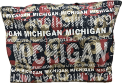 Robin Ruth Michigan Beach Tote -Antique Rose Floral