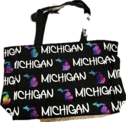 Robin Ruth Michigan Beach Tote - Bold Colors
