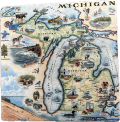 Michigan Natural Stone Coaster