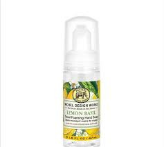 MICHEL DESIGN TRAVEL FOAMING HAND SOAP - LEMON BASIL