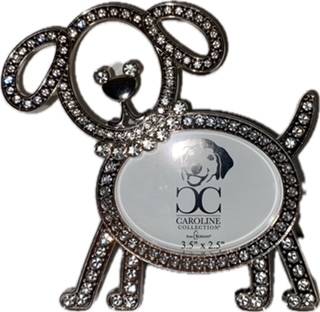 Crystal Dog Picture Frame