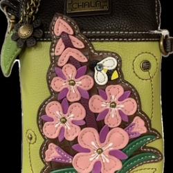 Chala Handbags – Cellphone Bag – Pink Fireweed