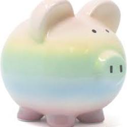 Piggy Bank Boss Hog Rainbow