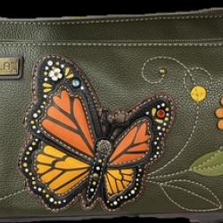 Chala Handbags – Deluxe Crossbody - Butterfly