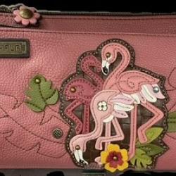 Chala Handbags – Deluxe Crossbody - Flamingo