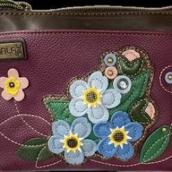 Chala Handbags – Mini Crossbody - Forget-Me-Nots
