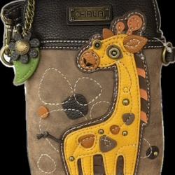 Chala Handbags – Cellphone Bag – Giraffe