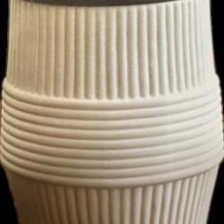 Flip Dish Wax Warmer - Porcelain Ridges