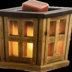 Pluggable Fragrance Warmer - Wood Lantern