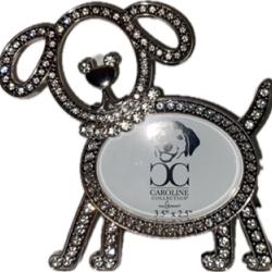 Crystal Dog Picture Frame
