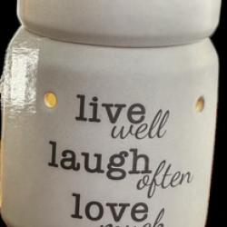 Illumination Fragrance Warmer - Live Laugh Love