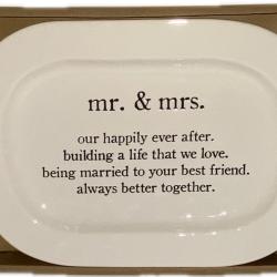 Mr. & Mrs. Plate