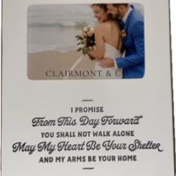 "I Promise" 4 x 6 Picture Frame