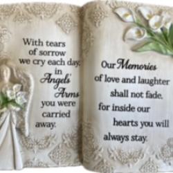 "Angel's Arms" Memorial Book