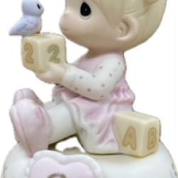 Precious Moments "Growing in Grace" Age 2 Blonde Hair