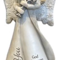 "God Has You" Angel Garden Statue