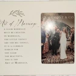 Art of Marriage 4 x 6 Picture Frame