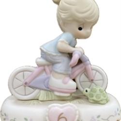 Precious Moments "Growing in Grace" Age 6 Blonde Hair