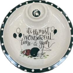 MSU Melamine Chip and Dip Platter
