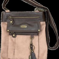 Chala Handbags – 3-in-1 Gemini Xbody Bag – Dusty Rose