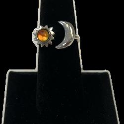 Leight Works Sun and Moon Ring - Fire Polished
