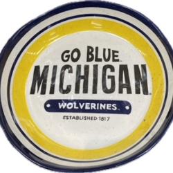 U of M Large Round Melamine Bowl