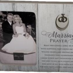 Marriage Prayer 4 x 6 Picture Frame