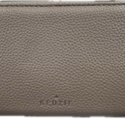 Kedzie - Zippered Clutch - Gray