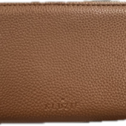 Kedzie - Zippered Clutch - Brown
