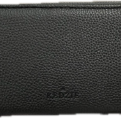 Kedzie - Zippered Clutch - black