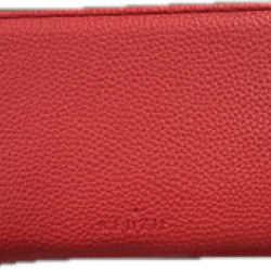 Kedzie - Zippered Clutch - Red