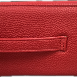 Kedzie - Zippered Clutch - Red