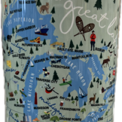Michigan Mug - Great Lakes Ceramic