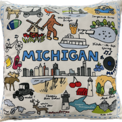 Michigan Throw Pillow