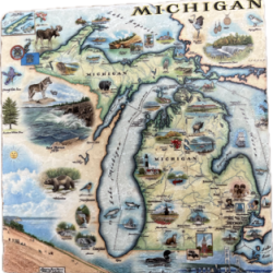 Michigan Natural Stone Coaster