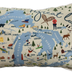 Michigan Throw Pillow