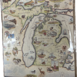 Michigan Wood Map