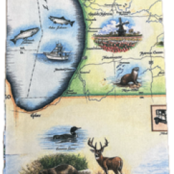 Michigan Kitchen Dish Towel