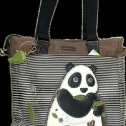 Chala Handbags - Work Tote - Panda