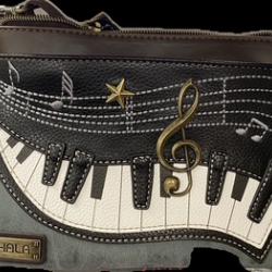 Chala Handbags – Mini Crossbody - Piano Keyboard