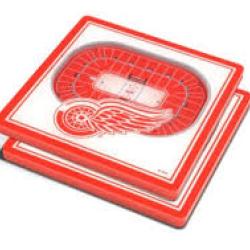 Detroit Red Wings 3D Coasters