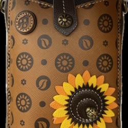 Chala Handbags – Snap Crossbody - Sunflower