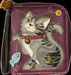 Chala Zip Around Wallet - Cat