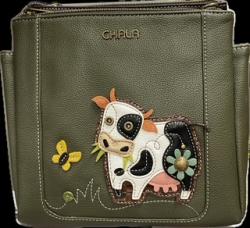 Chala Handbags – Messenger Bag - Cow