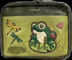 Chala Handbags – Organizer Crossbody - Frog