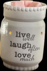 Illumination Fragrance Warmer - Live Laugh Love