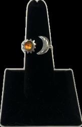 Leight Works Sun and Moon Ring - Fire Polished
