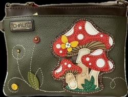 Chala Handbags – Mini Crossbody - Mushroom